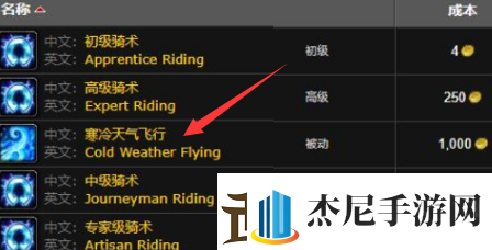 魔兽世界寒冷天气飞行在哪买