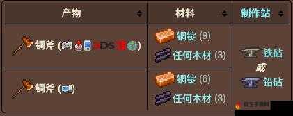 泰拉瑞亚陨星锤斧制作指南