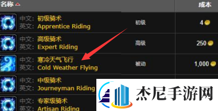 魔兽世界寒冷天气飞行在哪买
